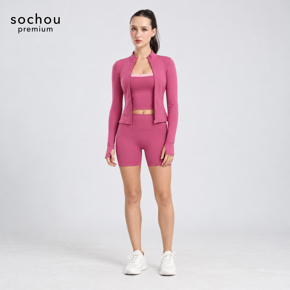 SET ĐỒ TẬP THỂ THAO AUTUMN KÈM ÁO KHOÁC